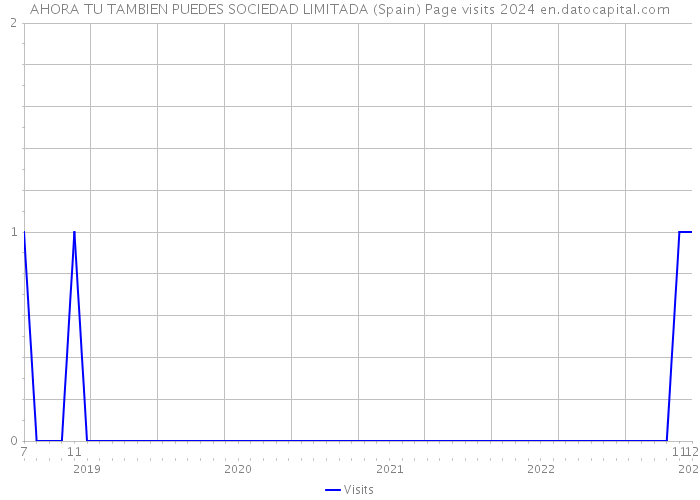 AHORA TU TAMBIEN PUEDES SOCIEDAD LIMITADA (Spain) Page visits 2024 