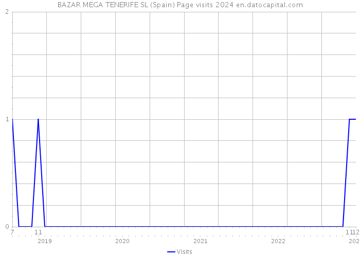 BAZAR MEGA TENERIFE SL (Spain) Page visits 2024 