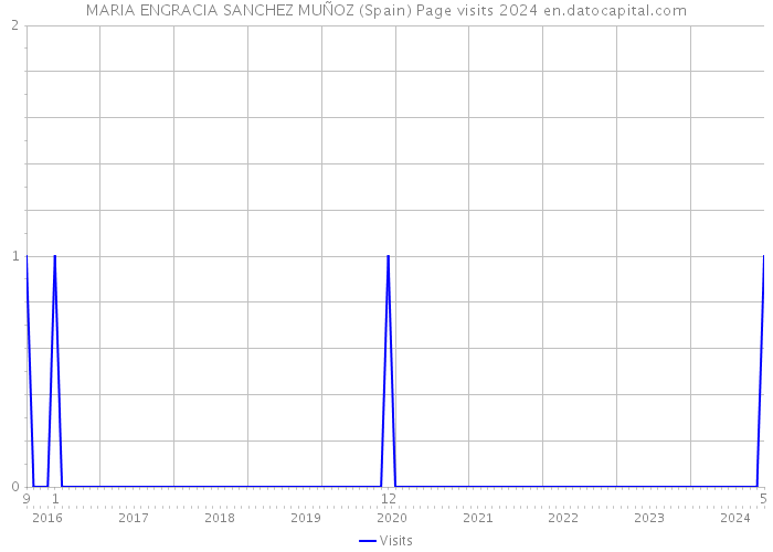 MARIA ENGRACIA SANCHEZ MUÑOZ (Spain) Page visits 2024 