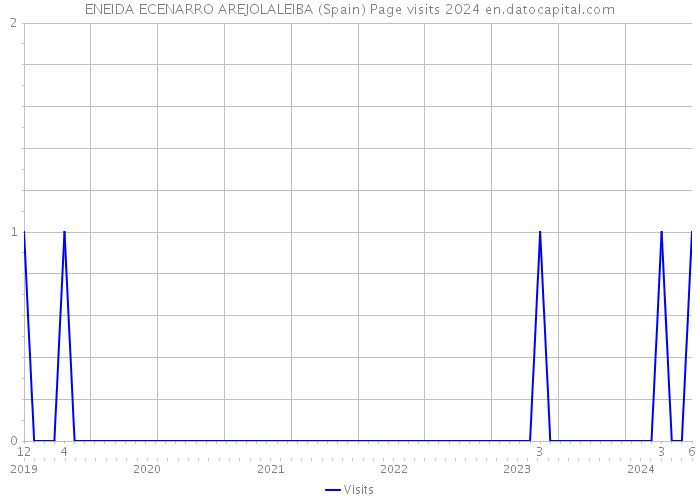 ENEIDA ECENARRO AREJOLALEIBA (Spain) Page visits 2024 