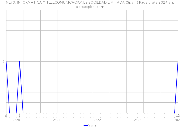 NEYS, INFORMATICA Y TELECOMUNICACIONES SOCIEDAD LIMITADA (Spain) Page visits 2024 