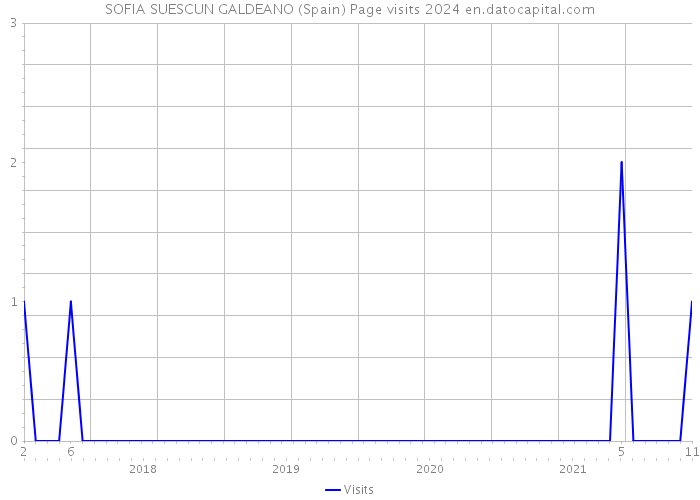 SOFIA SUESCUN GALDEANO (Spain) Page visits 2024 