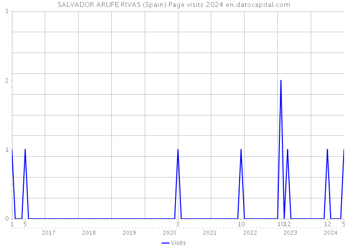 SALVADOR ARUFE RIVAS (Spain) Page visits 2024 