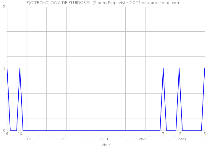 FJG TECNOLOGIA DE FLUIDOS SL (Spain) Page visits 2024 