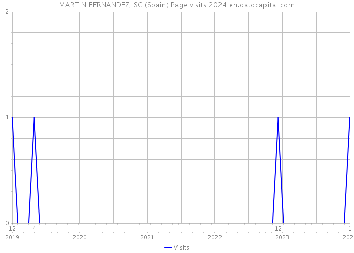 MARTIN FERNANDEZ, SC (Spain) Page visits 2024 