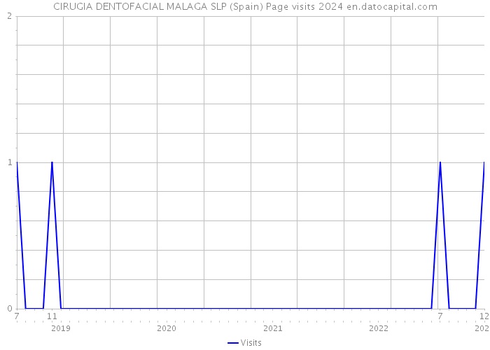 CIRUGIA DENTOFACIAL MALAGA SLP (Spain) Page visits 2024 