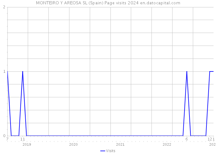 MONTEIRO Y AREOSA SL (Spain) Page visits 2024 