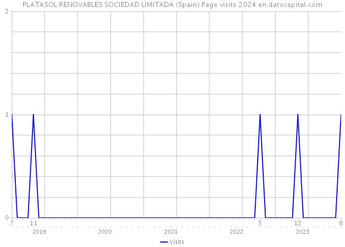 PLATASOL RENOVABLES SOCIEDAD LIMITADA (Spain) Page visits 2024 