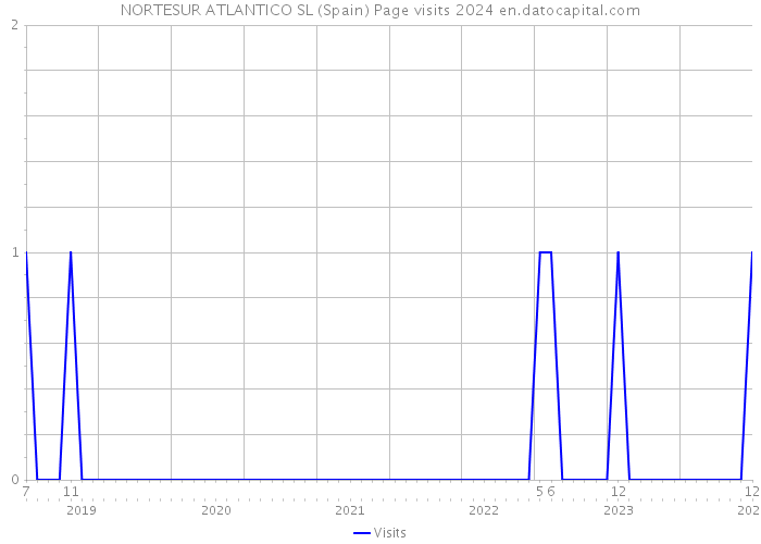 NORTESUR ATLANTICO SL (Spain) Page visits 2024 