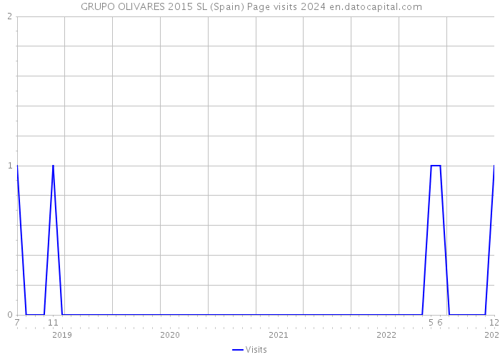  GRUPO OLIVARES 2015 SL (Spain) Page visits 2024 