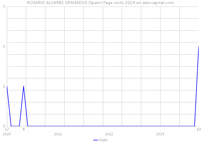 ROSARIO ALVAREZ GRANADOS (Spain) Page visits 2024 