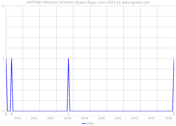 ANTONIO MOLINA GAVILAN (Spain) Page visits 2024 