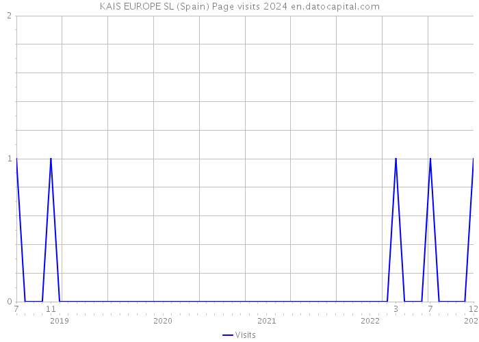 KAIS EUROPE SL (Spain) Page visits 2024 