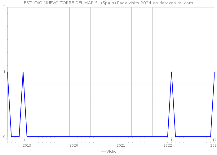 ESTUDIO NUEVO TORRE DEL MAR SL (Spain) Page visits 2024 
