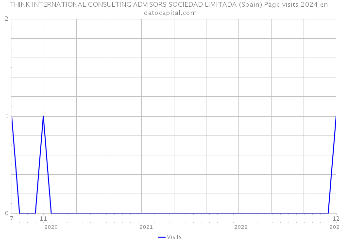 THINK INTERNATIONAL CONSULTING ADVISORS SOCIEDAD LIMITADA (Spain) Page visits 2024 