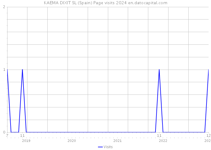 KAEMA DIXIT SL (Spain) Page visits 2024 