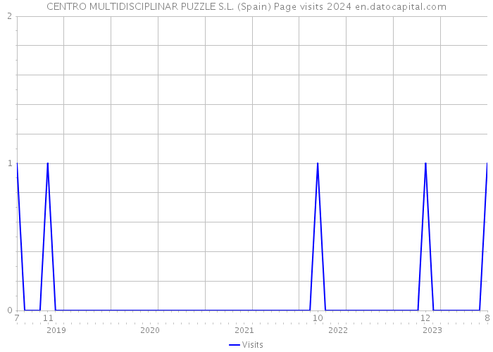 CENTRO MULTIDISCIPLINAR PUZZLE S.L. (Spain) Page visits 2024 