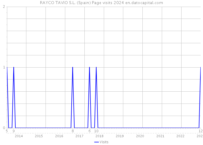 RAYCO TAVIO S.L. (Spain) Page visits 2024 