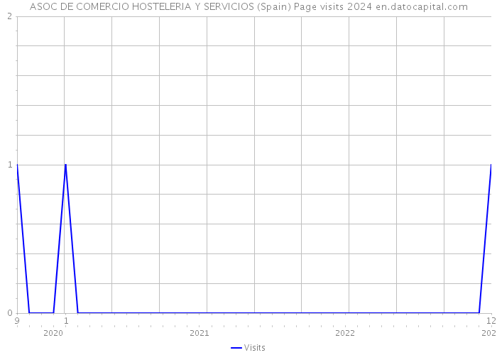 ASOC DE COMERCIO HOSTELERIA Y SERVICIOS (Spain) Page visits 2024 