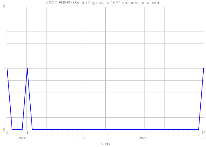 ASOC ENRED (Spain) Page visits 2024 