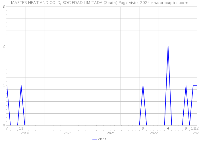 MASTER HEAT AND COLD, SOCIEDAD LIMITADA (Spain) Page visits 2024 