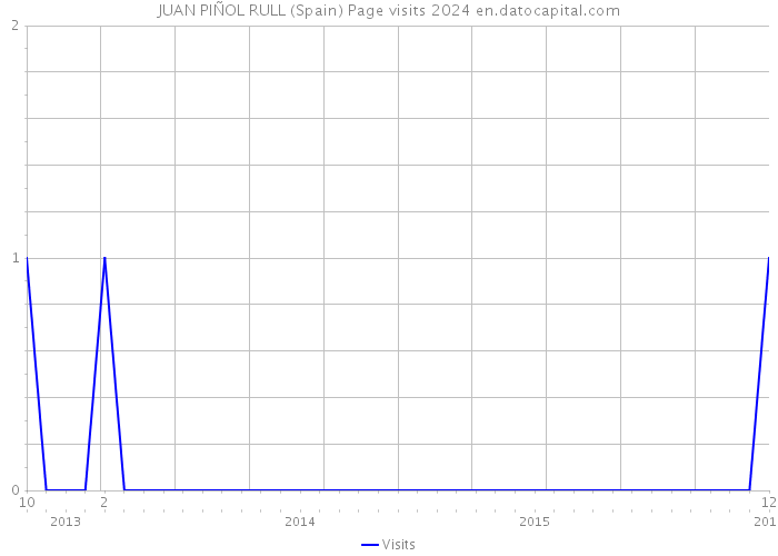 JUAN PIÑOL RULL (Spain) Page visits 2024 