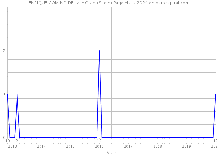 ENRIQUE COMINO DE LA MONJA (Spain) Page visits 2024 