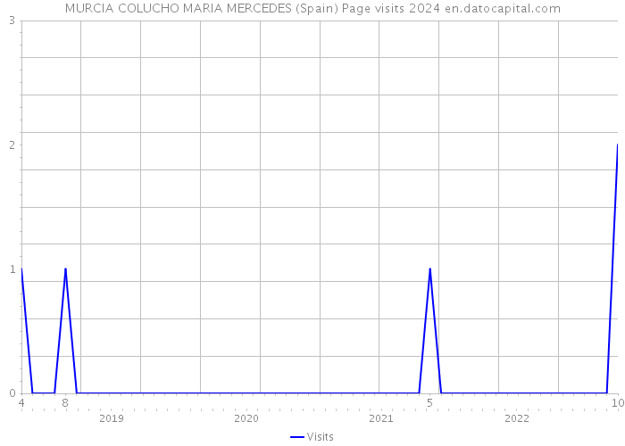MURCIA COLUCHO MARIA MERCEDES (Spain) Page visits 2024 