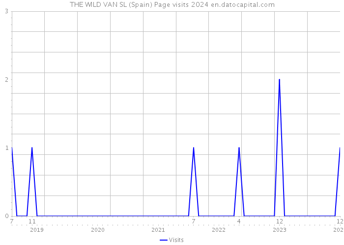 THE WILD VAN SL (Spain) Page visits 2024 