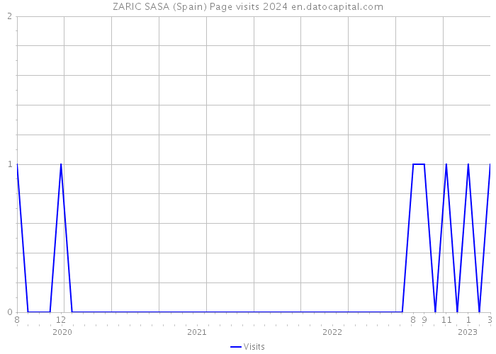 ZARIC SASA (Spain) Page visits 2024 