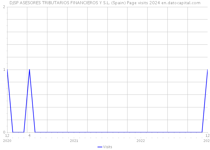 DJSP ASESORES TRIBUTARIOS FINANCIEROS Y S.L. (Spain) Page visits 2024 