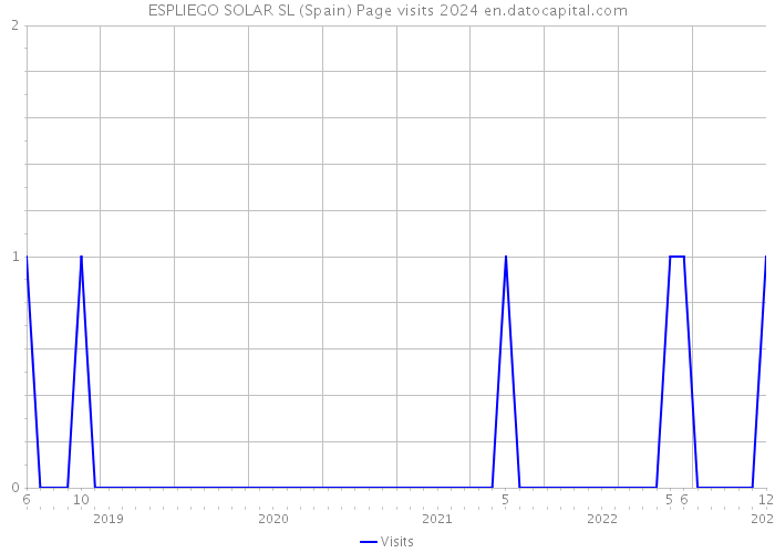 ESPLIEGO SOLAR SL (Spain) Page visits 2024 