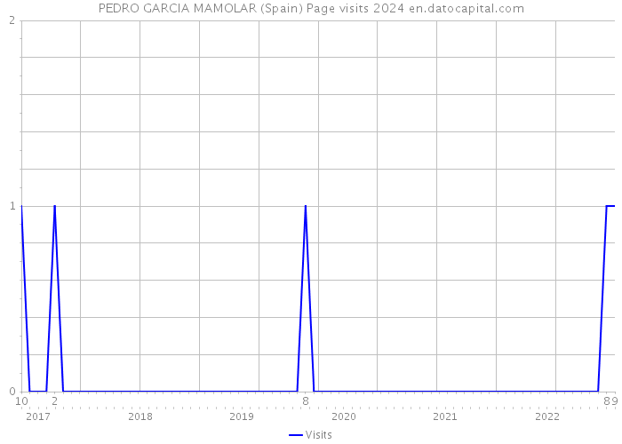 PEDRO GARCIA MAMOLAR (Spain) Page visits 2024 