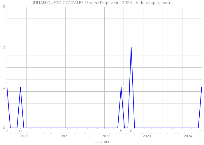 JULIAN QUERO GONZALEZ (Spain) Page visits 2024 