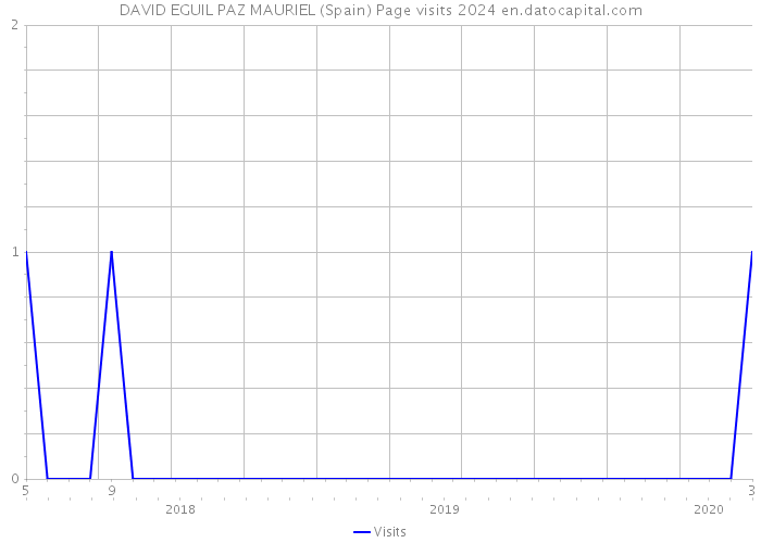 DAVID EGUIL PAZ MAURIEL (Spain) Page visits 2024 