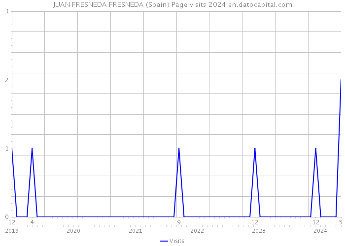 JUAN FRESNEDA FRESNEDA (Spain) Page visits 2024 