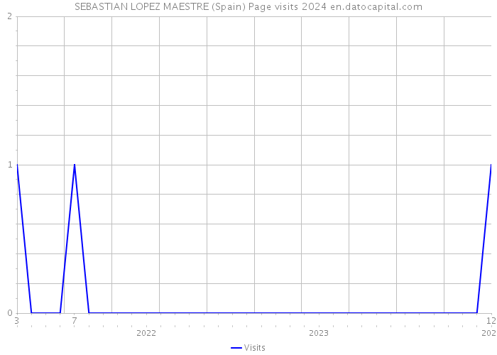 SEBASTIAN LOPEZ MAESTRE (Spain) Page visits 2024 