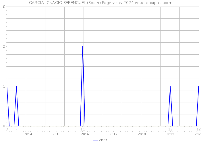 GARCIA IGNACIO BERENGUEL (Spain) Page visits 2024 