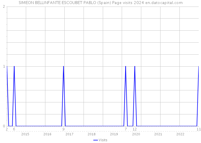 SIMEON BELLINFANTE ESCOUBET PABLO (Spain) Page visits 2024 