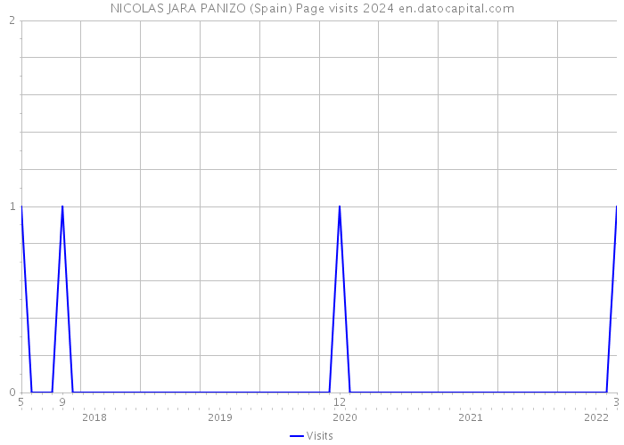 NICOLAS JARA PANIZO (Spain) Page visits 2024 