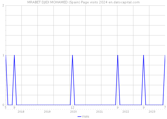 MRABET DJIDI MOHAMED (Spain) Page visits 2024 