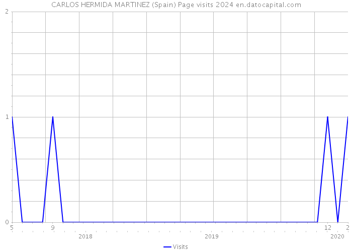 CARLOS HERMIDA MARTINEZ (Spain) Page visits 2024 