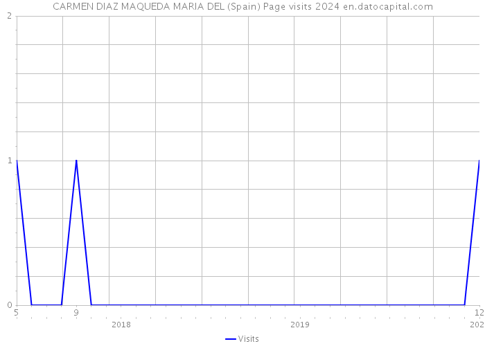 CARMEN DIAZ MAQUEDA MARIA DEL (Spain) Page visits 2024 