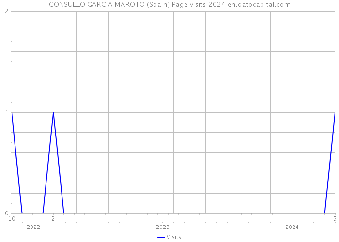 CONSUELO GARCIA MAROTO (Spain) Page visits 2024 