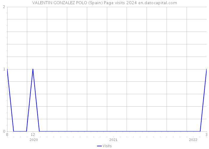 VALENTIN GONZALEZ POLO (Spain) Page visits 2024 