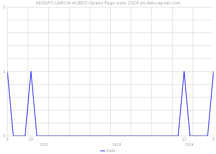 ADOLFO GARCIA ACEDO (Spain) Page visits 2024 
