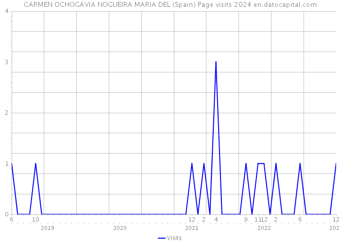 CARMEN OCHOGAVIA NOGUEIRA MARIA DEL (Spain) Page visits 2024 
