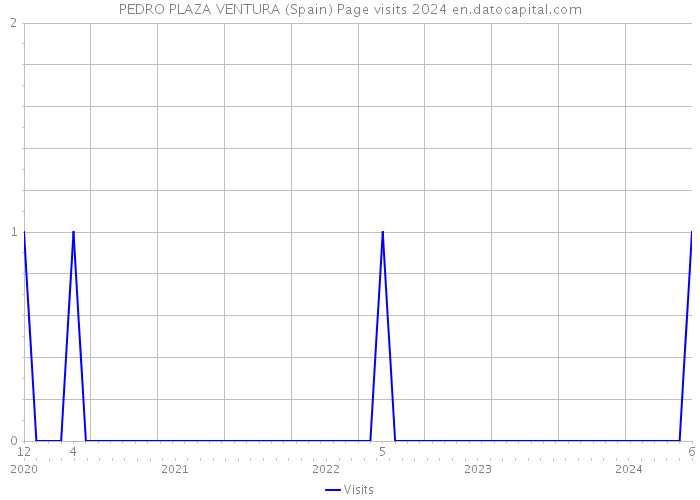 PEDRO PLAZA VENTURA (Spain) Page visits 2024 