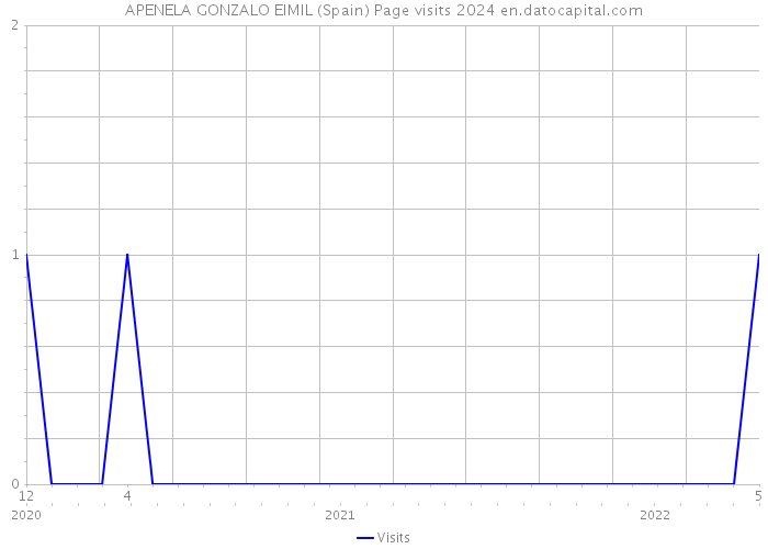 APENELA GONZALO EIMIL (Spain) Page visits 2024 