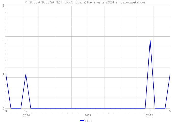 MIGUEL ANGEL SAINZ HIERRO (Spain) Page visits 2024 